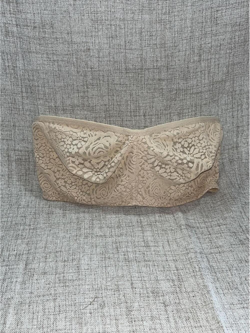 Wacoal Halo Strapless Bra 854205 Nude 38DD EUC (NWoT?) No straps